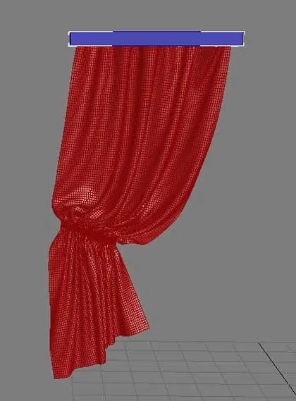 Створення штор в 3d max
