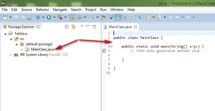 Створення найпростішого java додатки в eclipse