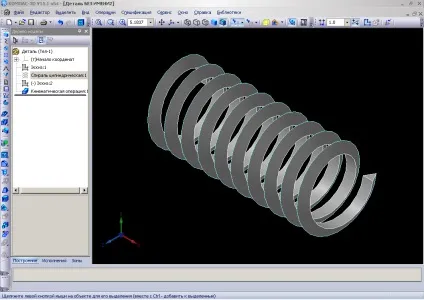 Спіраль і різьблення в компас 3d