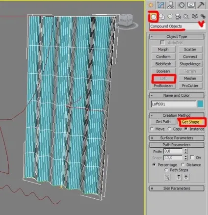 Створення штор в 3d max
