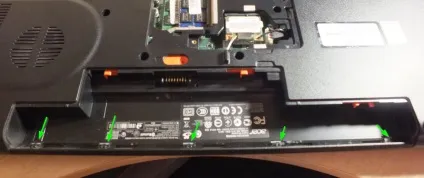 Acer v3-772g - чистка, заміна термопасти (термопрокладки) Acer v3-772g - чистка, заміна термопасти