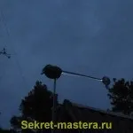 Світиться вночі флюгер
