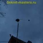 Світиться вночі флюгер