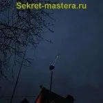Світиться вночі флюгер
