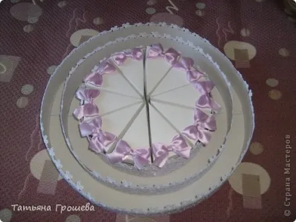 Весільний паперовий торт, не чекай дива - чуді сам!