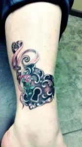 Тату замки і ключі (фото, ескізи, значення), tattoofotos (ескіз ключів і замку) Тату замки і ключі (фото, ескізи, значення), tattoofotos