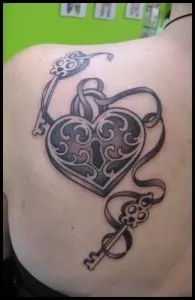 Тату замки і ключі (фото, ескізи, значення), tattoofotos (ескіз ключів і замку) Тату замки і ключі (фото, ескізи, значення), tattoofotos