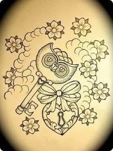 Тату замки і ключі (фото, ескізи, значення), tattoofotos (замки) Тату замки і ключі (фото, ескізи, значення), tattoofotos