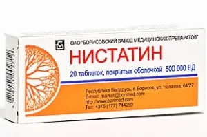 Таблетки ністатин як приймати при молочниці (ністатин) Таблетки ністатин як приймати при молочниці