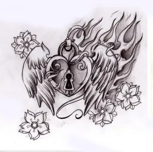 Тату замки і ключі (фото, ескізи, значення), tattoofotos (ескіз ключів і замку) Тату замки і ключі (фото, ескізи, значення), tattoofotos