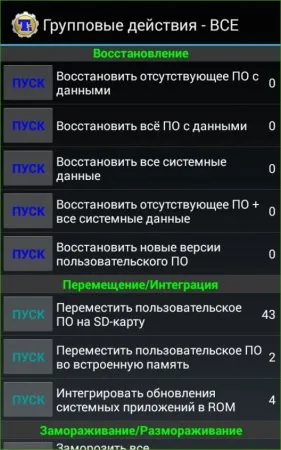 Titanium backup, як створити резервні копії на андроїд