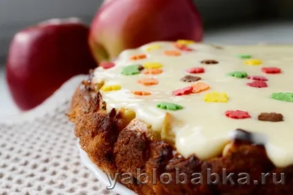 Торт шарлотка з яблуками - рецепт з фото крок за кроком (торт) Торт шарлотка з яблуками - рецепт з фото крок за кроком