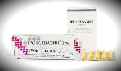 Троксевазин - інструкція із застосування мазі, крему, гелю, таблеток (інструкція) Троксевазин - інструкція із застосування мазі, крему, гелю, таблеток