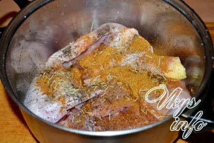 Тушкована курка з чорносливом і курагою рецепт з фото (курка чорносливом курагою) Тушкована курка з чорносливом і курагою рецепт з фото
