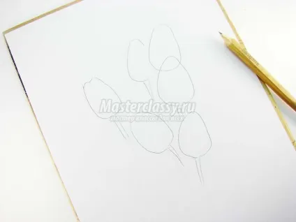 тюльпани аквареллю
