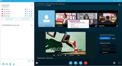 Управління трансляцією зборів skype - skype for business (skype) Управління трансляцією зборів skype - skype for business
