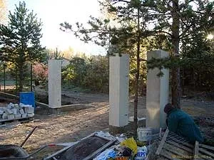 Установка фундаменту воріт і огорожі (найкращим рішенням є пристрій) Установка фундаменту воріт і огорожі