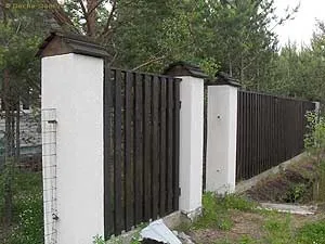 Установка фундаменту воріт і огорожі (паркану) Установка фундаменту воріт і огорожі