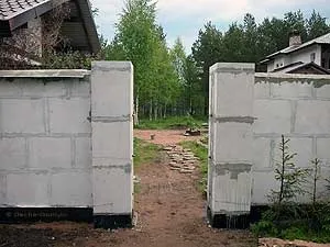 Установка фундаменту воріт і огорожі (найкращим рішенням є пристрій) Установка фундаменту воріт і огорожі