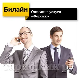 Послуга билайн «форсаж» опис, як підключити, відключити (билайн) Послуга билайн «форсаж» опис, як підключити, відключити