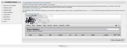 Установка psychostats 3 1