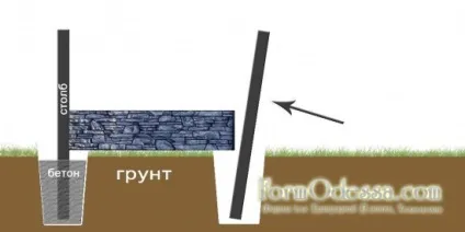 Встановлення огорожі з декоративного бетону - 23 червень 2015 - будинок і ділянку своїми руками (ділянка) Встановлення огорожі з декоративного бетону - 23 червень 2015 - будинок і ділянку своїми руками