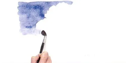 Урок малюнка акварельними фарбами пейзаж, намалюємо самі
