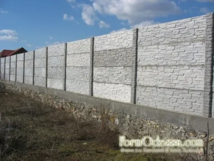 Встановлення огорожі з декоративного бетону - 23 червень 2015 - будинок і ділянку своїми руками (ділянка) Встановлення огорожі з декоративного бетону - 23 червень 2015 - будинок і ділянку своїми руками