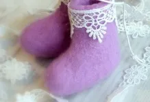 Валяння валянок для ляльки, відео майстер класу з вовни сухим, в домашніх умовах, шаблон (валянок) Валяння валянок для ляльки, відео майстер класу з вовни сухим, в домашніх умовах, шаблон