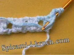 Візерунок лусочки гачком