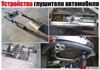 Пристрій глушника автомобіля