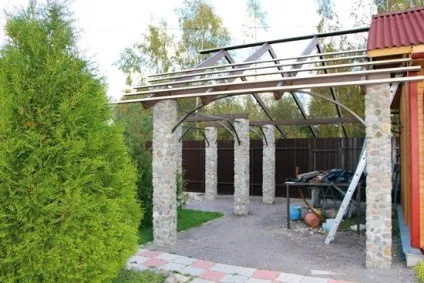 Вибір проекту кам'яної альтанки і технологія будівництва своїми руками, фото альтанок з (альтанки) Вибір проекту кам'яної альтанки і технологія будівництва своїми руками, фото альтанок з