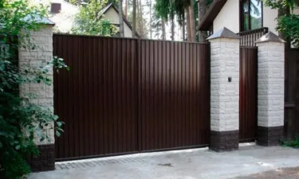 Ворота з профілю своїми руками розсувні ворота (ворота) Ворота з профілю своїми руками розсувні ворота