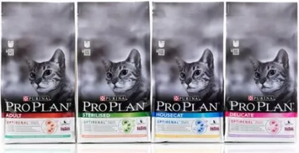 Вся лінійка кормів для кішок purina - відгуки та опис