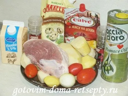 Запіканка з м'ясом і картоплею в духовці, рецепт з фото (м'ясом) Запіканка з м'ясом і картоплею в духовці, рецепт з фото