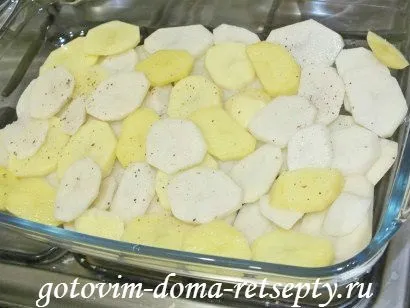 Запіканка з м'ясом і картоплею в духовці, рецепт з фото (м'ясом) Запіканка з м'ясом і картоплею в духовці, рецепт з фото