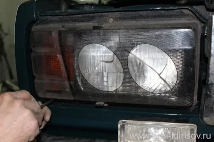 Заміна передньої блок фари на авто ваз 2107 (фари авто 2107) Заміна передньої блок фари на авто ваз 2107