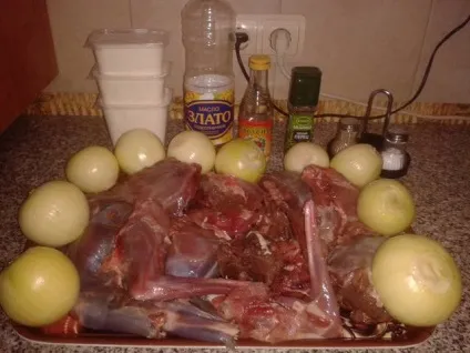 Заєць тушкований в сметані з печеною картоплею - м'ясо (будь-яке) - алтайський рибальський клуб (печеним) Заєць тушкований в сметані з печеною картоплею - м'ясо (будь-яке) - алтайський рибальський клуб