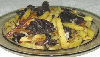 Смажена картопля з грибами рецепти з фото, кулінарія, статті (смажена картопля грибами) Смажена картопля з грибами рецепти з фото, кулінарія, статті