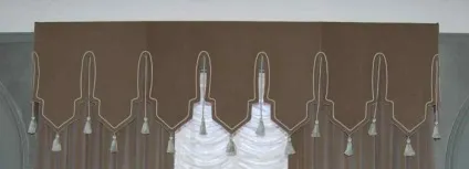 Жорсткий ламбрекен своїми руками (своїми) Жорсткий ламбрекен своїми руками