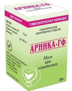 Арніка-ГФ - інструкція із застосування, показання, дози (застосування) Арніка-ГФ - інструкція із застосування, показання, дози
