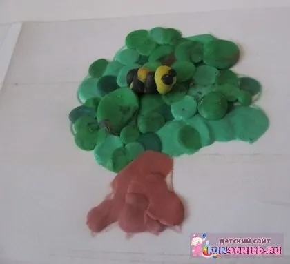Аплікація в дитячому садку