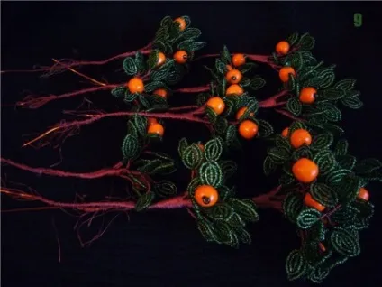 Апельсинове дерево з бісеру своїми руками