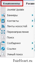 Адаменко joomla - знайомство з розділами адмінки (адмінки) Адаменко joomla - знайомство з розділами адмінки