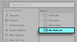 Ableton live збереження і експорт