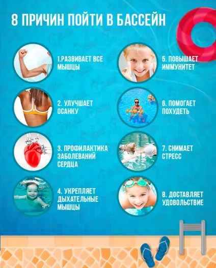 8 Причин піти в басейн