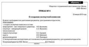 Акт на знищення бухгалтерських документів - у 2017 році, завантажити зразок, бланк списання,