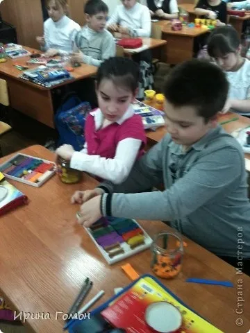 Акваріум в банку, країна майстрів (пластилін) Акваріум в банку, країна майстрів