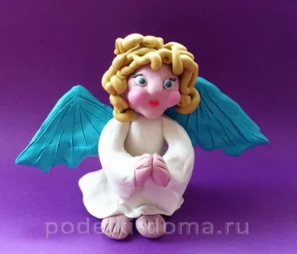 Ангел з пластиліну, коробочка ідей і майстер-класів (янголятко) Ангел з пластиліну, коробочка ідей і майстер-класів