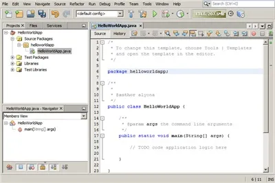 Швидке навчальний посібник з java ide netbeans